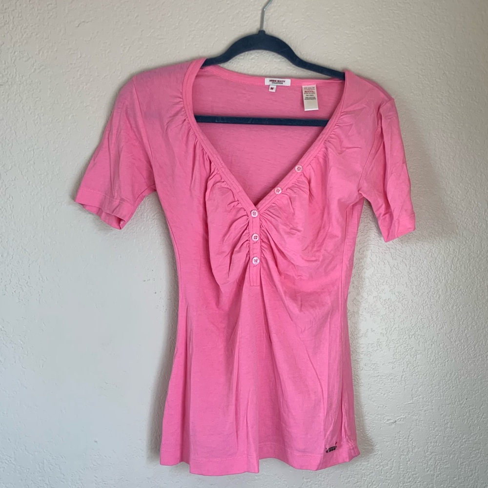 miss sixty Pink Button-Front Women's Top